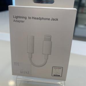 ADAPTADOR LIGHTNING AUDIFONO A JACK DE AUDIO 3.5 MM