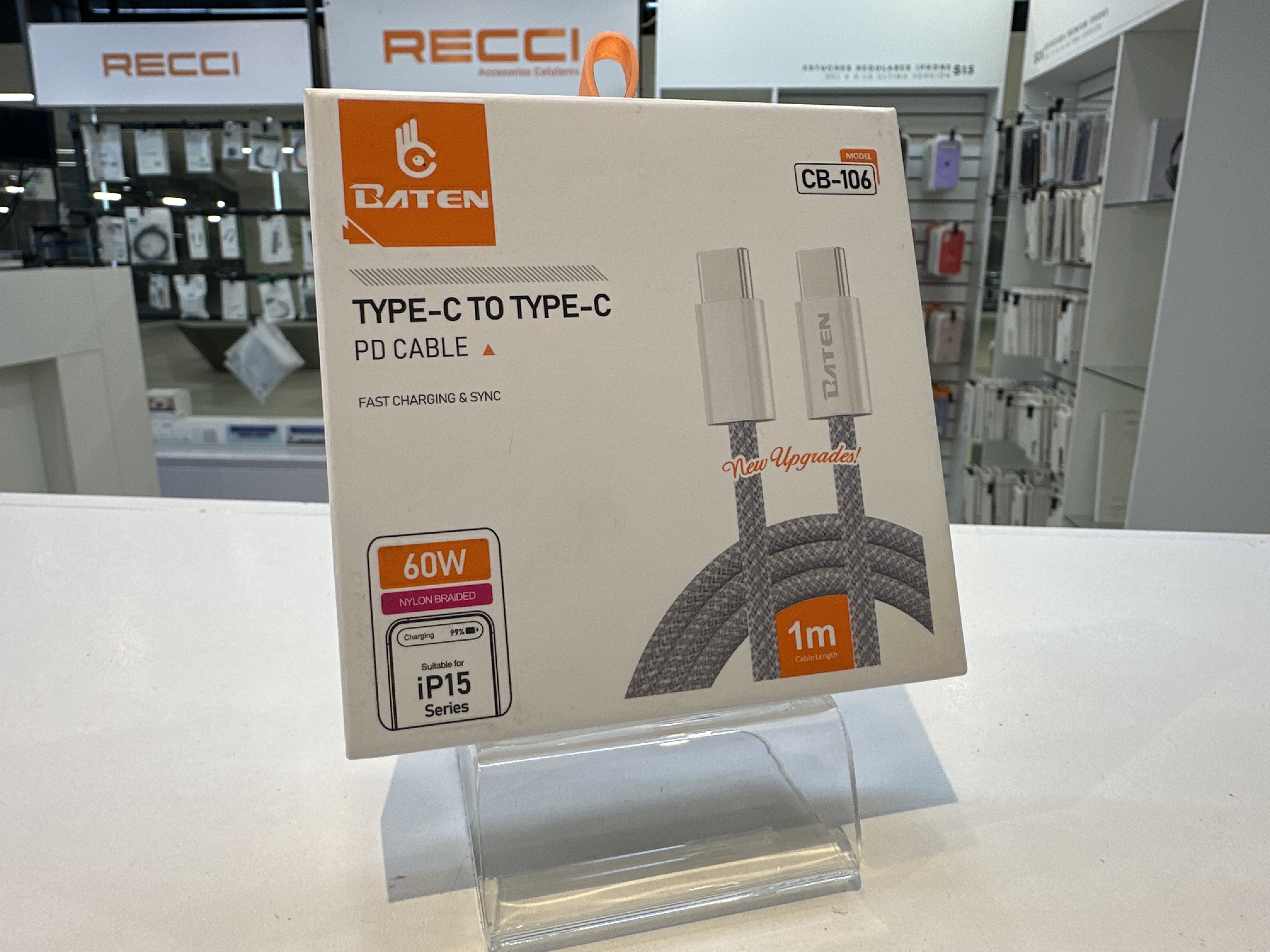 CABLE BAT CB-106 TC-TC 1M