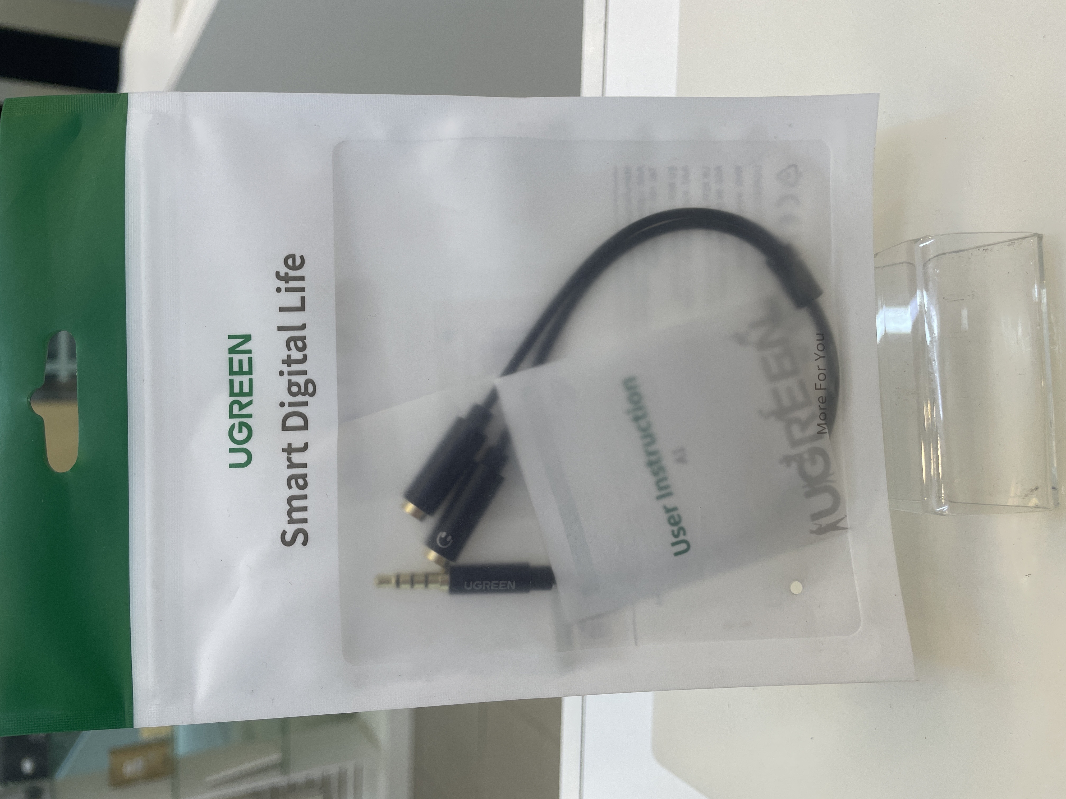 CABLE 3.5 MM MACHO A 2 EMBRAS 30620