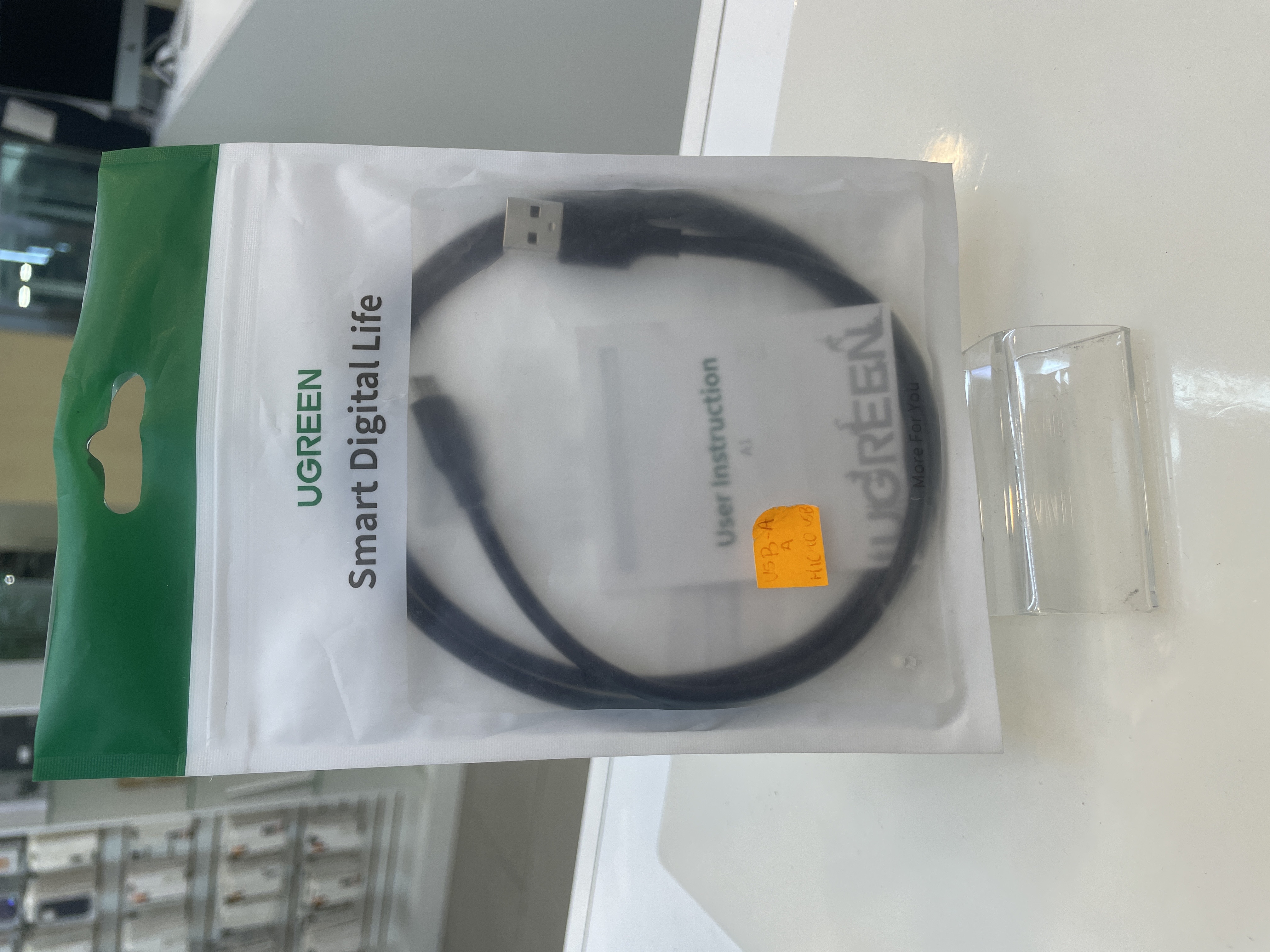CABLE V8 1M NIQUELADO 60136