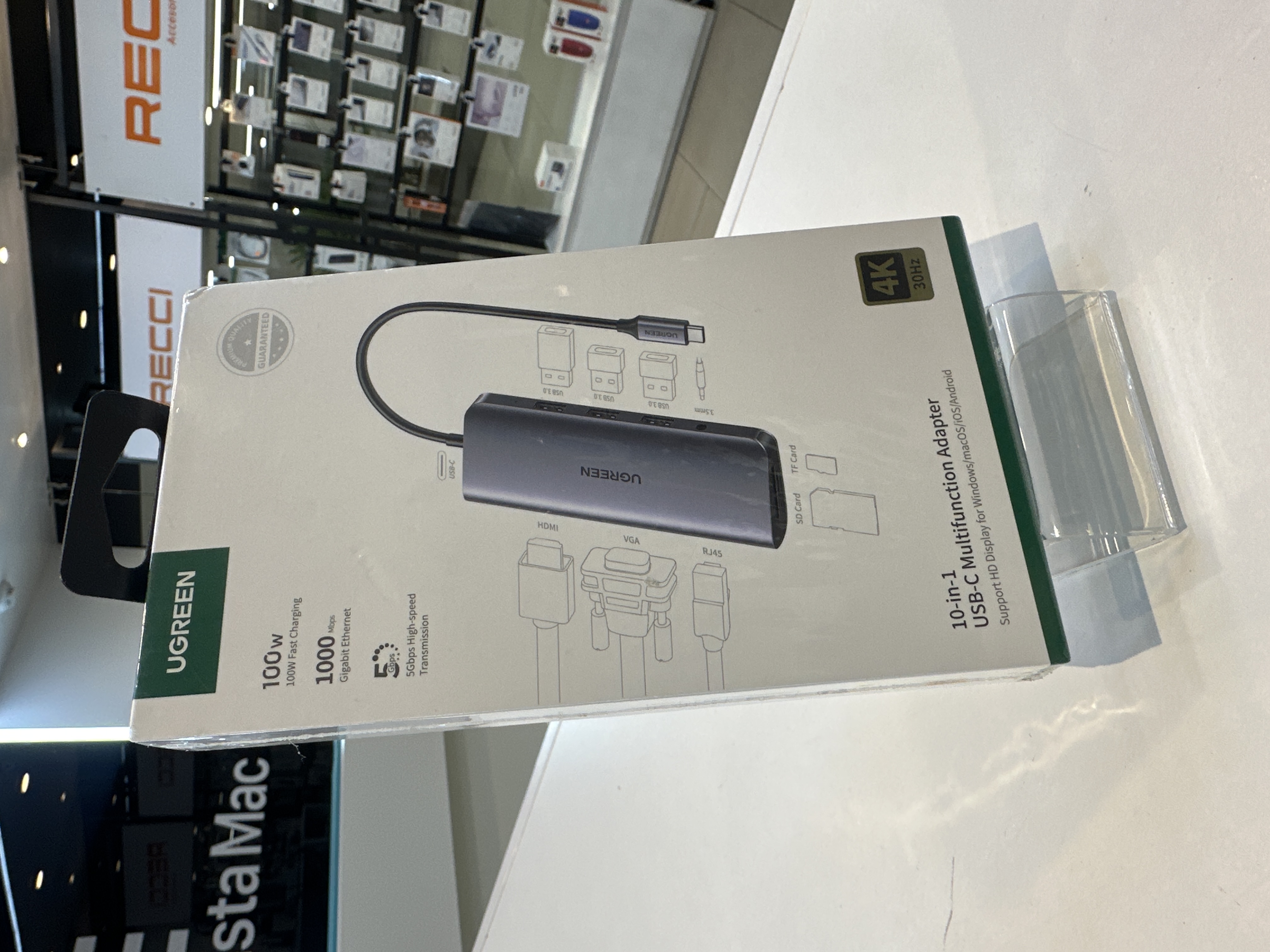 ADAPTADOR MULTIFUNCIONAL USB C 10 EN 1 80133