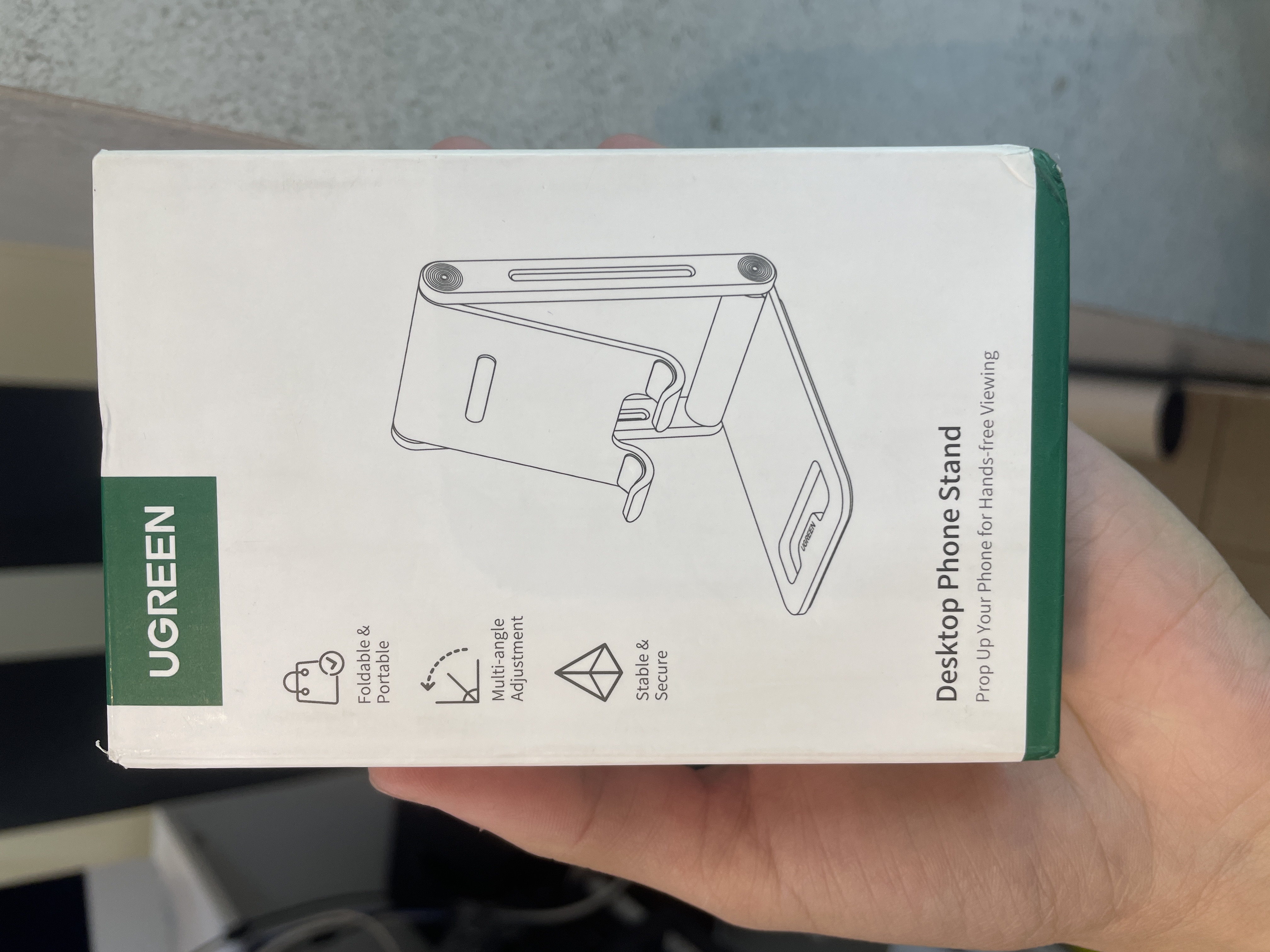 ROCKSPACE UGREEN DESKTOP PHONE STAND