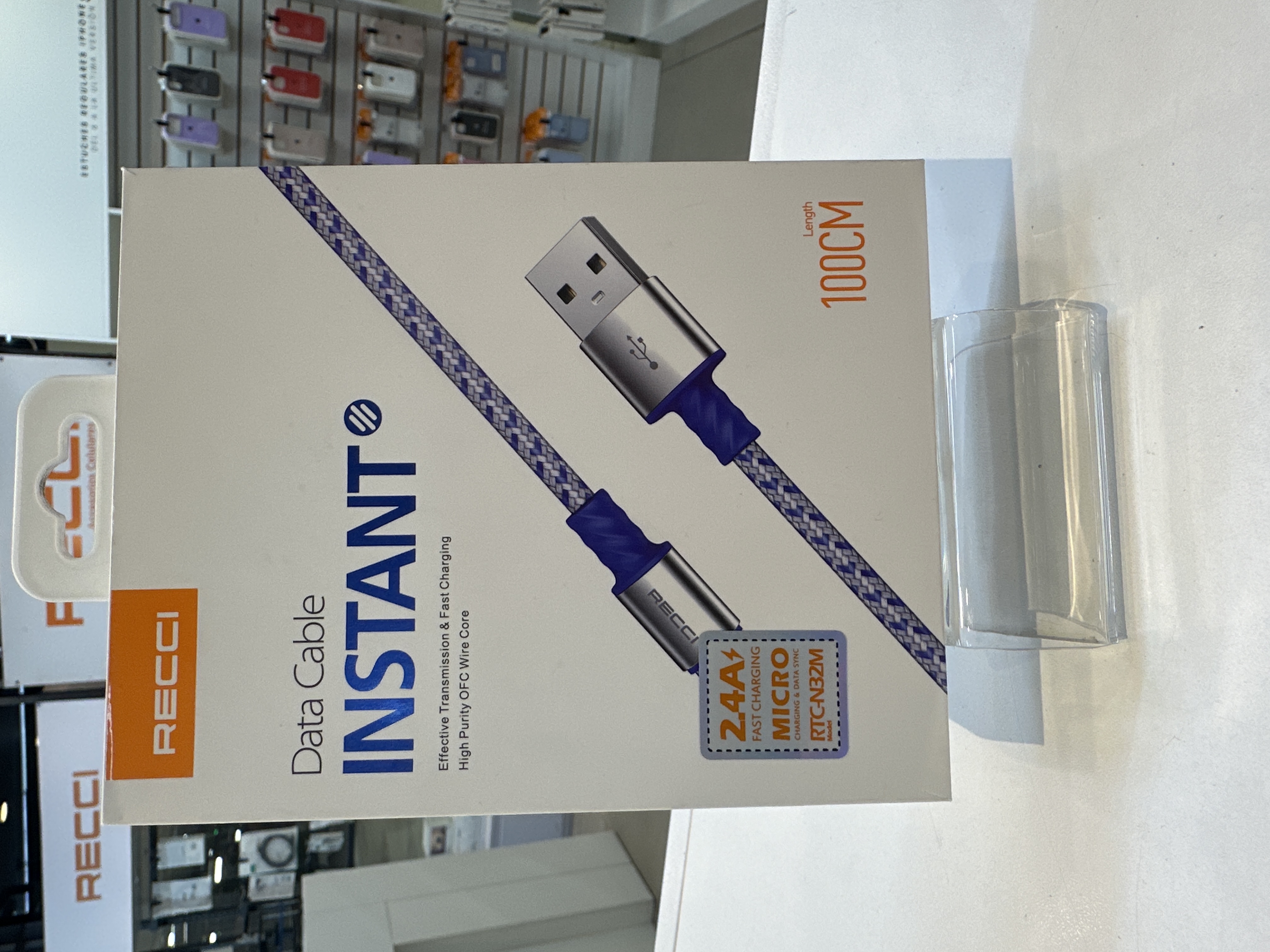 RECCI CABLE USB TO MICRO 100CM
