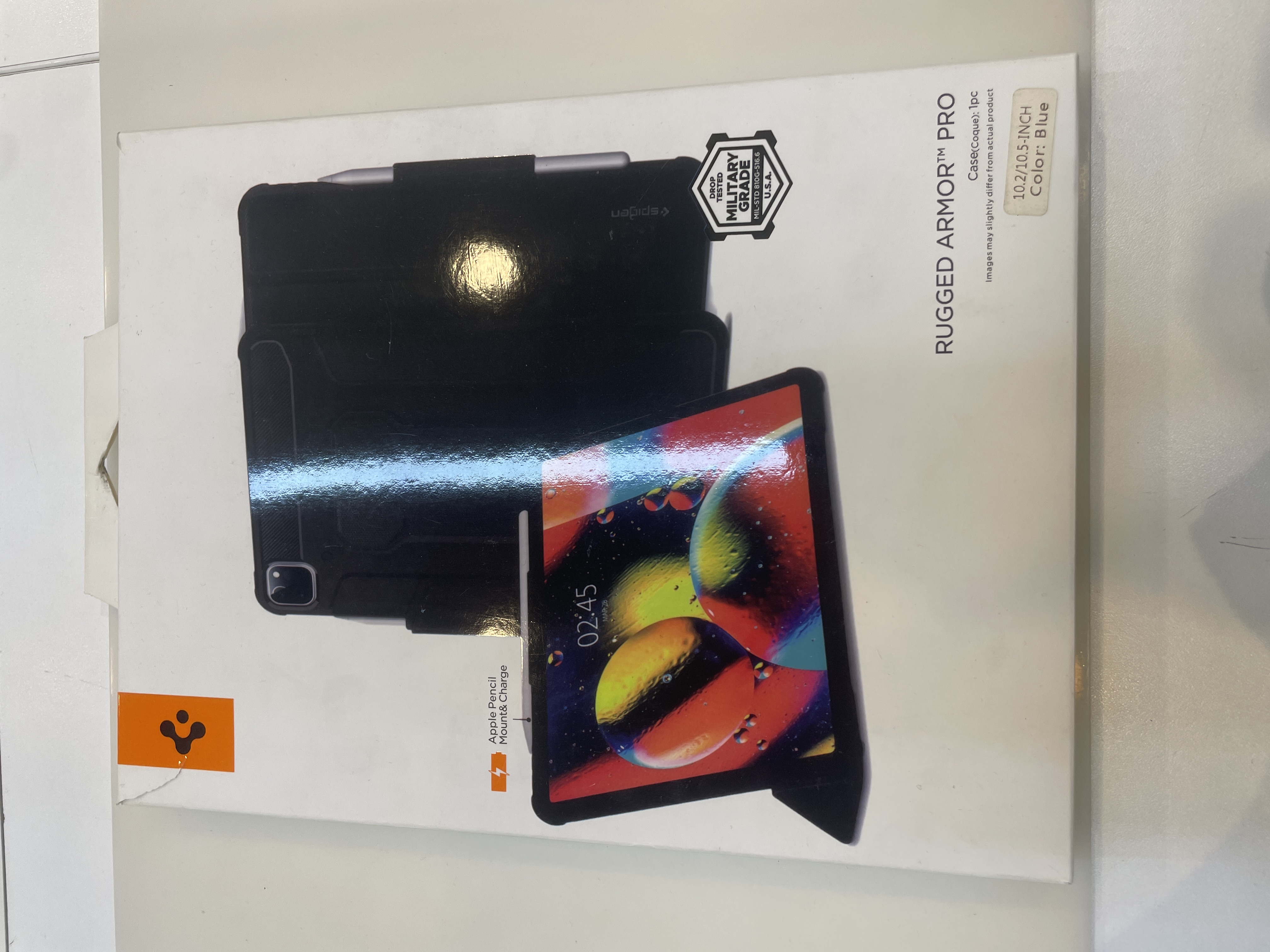 PROTECTIVE IPAD CASE WHITH PENCIL HOLDER 10.2"/10.5"