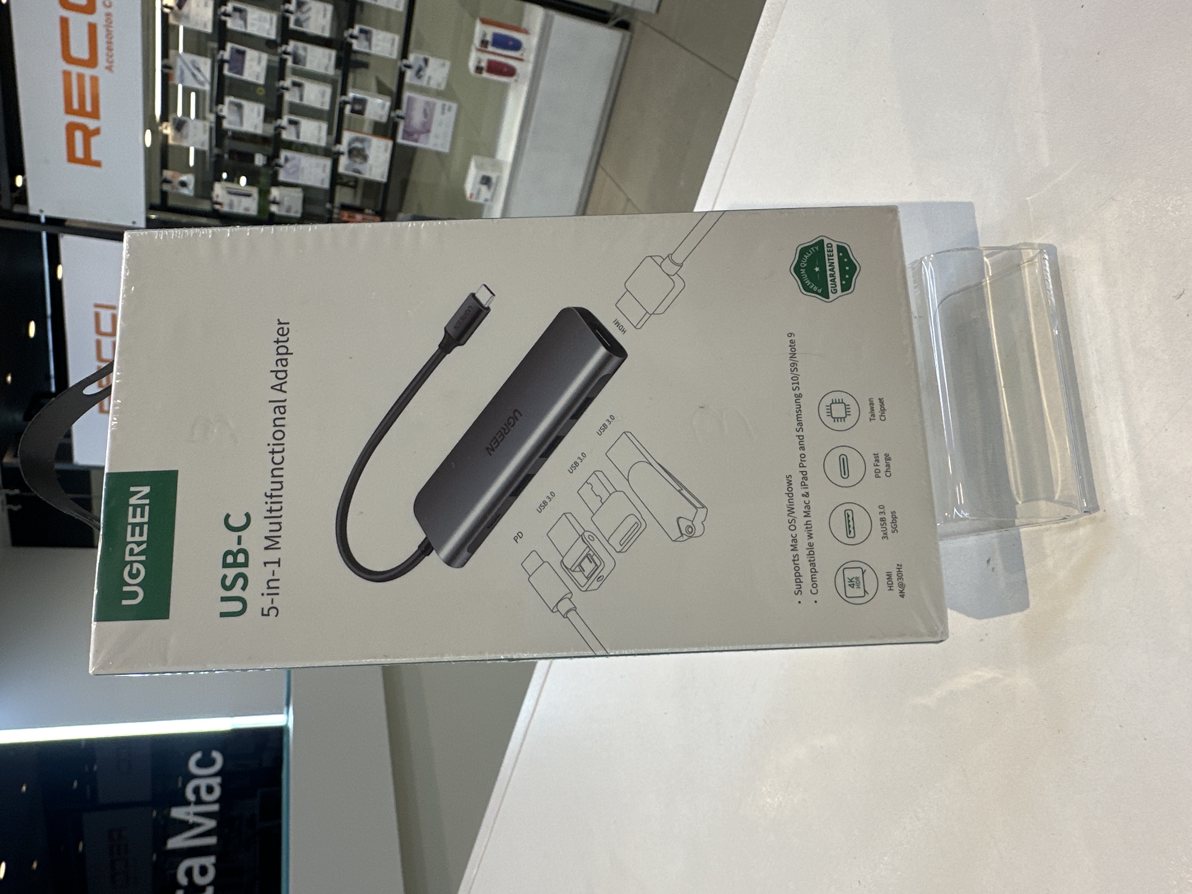 ADAPTADOR MULTIFUNCIONAL USB C 5 EN 1 50209